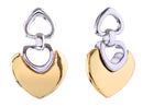 DJE310877 14K Dipped Lou Heart Post Earrings - MiMi Wholesale