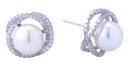 DJE310894 14K Preppy Pearl Post Earrings - MiMi Wholesale