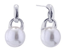 DJE310896 14K Dipped Pearl Drop Post Earrings - MiMi Wholesale