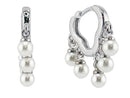 DJE310945 14K Dipped Dropped Pearl Hoop Earrings - MiMi Wholesale