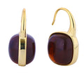 DJE311166 14K Dipped Mystic Stone Drop Earrings - MiMi Wholesale