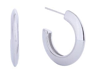 DJE311283 14K Dipped Minimalist Hoop Earrings - MiMi Wholesale