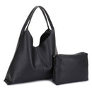 EE84353 - 1 2 in 1 Maya Hobo Tote Bag With Pouch - MiMi Wholesale