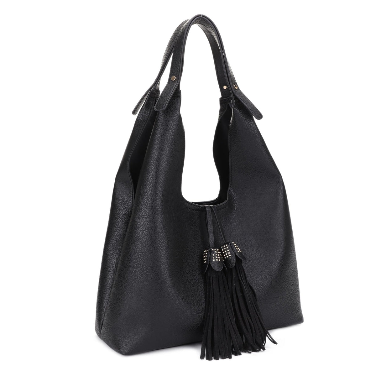 EE85228 Kai Three compartments Hobo with Tassel - MiMi Wholesale