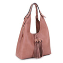 EE85228 Kai Three compartments Hobo with Tassel - MiMi Wholesale