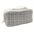 EG10304 Tweed Zip Around Cosmetic Pouch - MiMi Wholesale