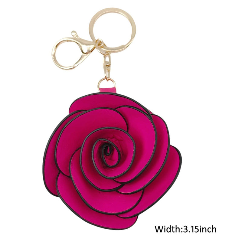 EG10308 Rose Keychain - MiMi Wholesale