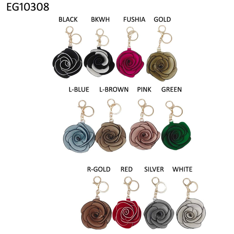 EG10308 Rose Keychain - MiMi Wholesale