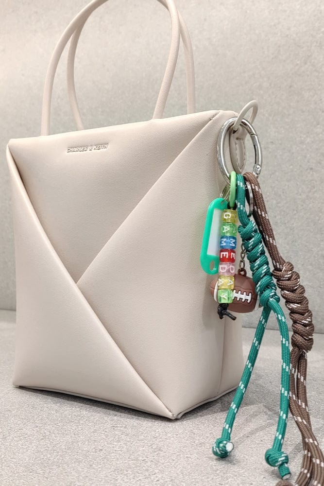 EG10314 Football Keychain/Bag Charm - MiMi Wholesale