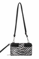 EJ60112Z Zebra Crossbody Wallet - MiMi Wholesale