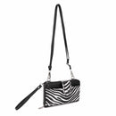 EJ60112Z Zebra Crossbody Wallet - MiMi Wholesale