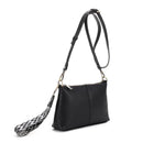 EJ60150 - 6 Lana Crossbody Bag With Chevron Strap - MiMi Wholesale