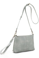 EJ60150 - 6 Lana Crossbody Bag With Chevron Strap - MiMi Wholesale