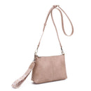 EJ60150 - 6 Lana Crossbody Bag With Chevron Strap - MiMi Wholesale