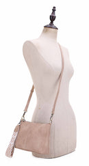 EJ60150 - 6 Lana Crossbody Bag With Chevron Strap - MiMi Wholesale