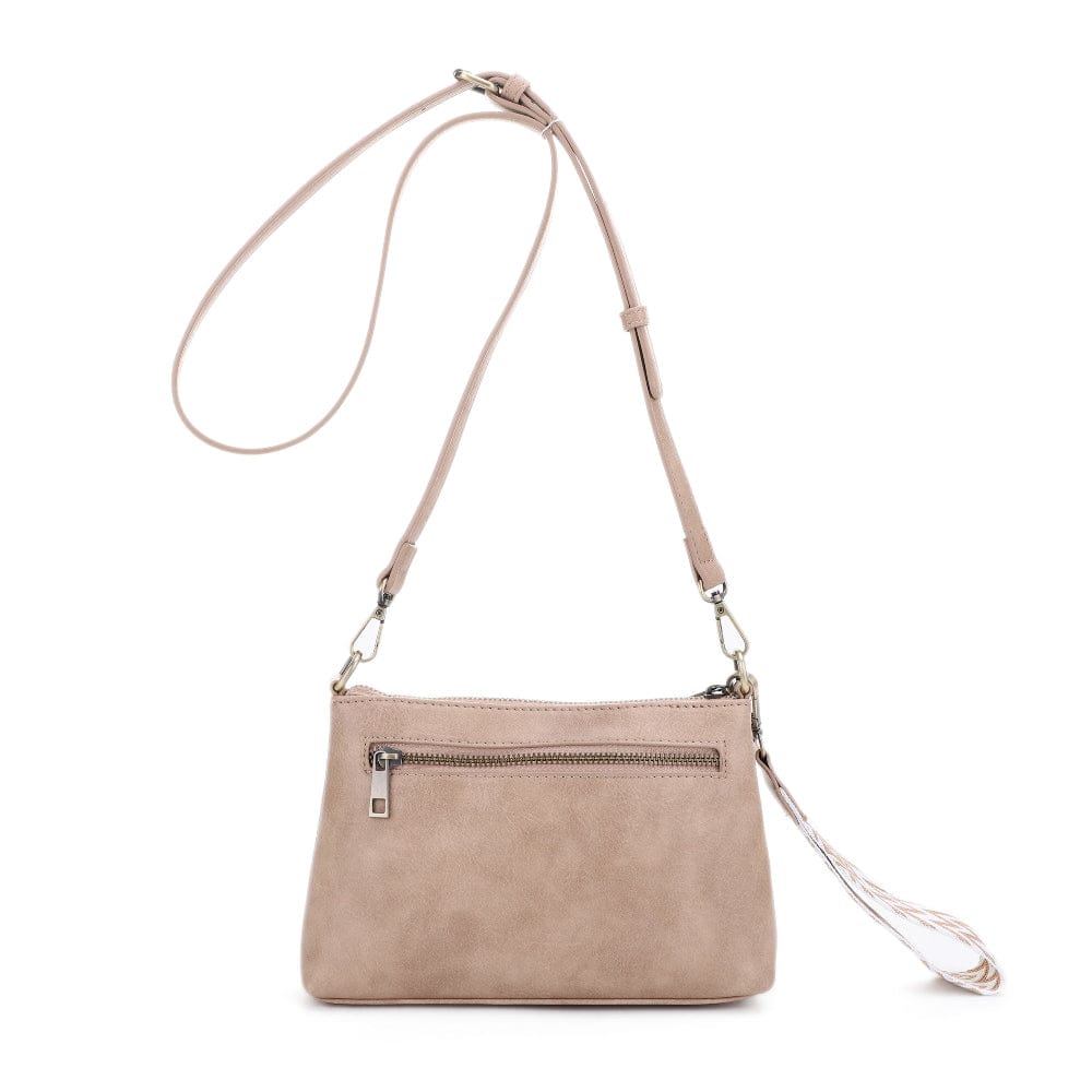 EJ60150 - 6 Lana Crossbody Bag With Chevron Strap - MiMi Wholesale