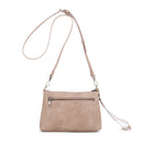 EJ60150 - 6 Lana Crossbody Bag With Chevron Strap - MiMi Wholesale