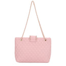 EJ60187 Quilted Tote Bag With Chain Strap - MiMi Wholesale