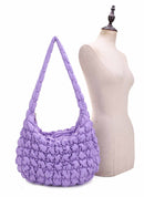 EJ60188 Amari Quilted Puffer Bag - MiMi Wholesale