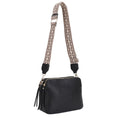 EJ60197 Mila 3 Compartment Crossbody Bag With Guitar Strap - MiMi Wholesale