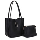EJ60253 Leonette 2 in 1 Tote Bag With Crossbody Bag - MiMi Wholesale