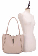 EJ60253 Leonette 2 in 1 Tote Bag With Crossbody Bag - MiMi Wholesale