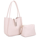 EJ60253 Leonette 2 in 1 Tote Bag With Crossbody Bag - MiMi Wholesale
