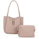 EJ60253 Leonette 2 in 1 Tote Bag With Crossbody Bag - MiMi Wholesale