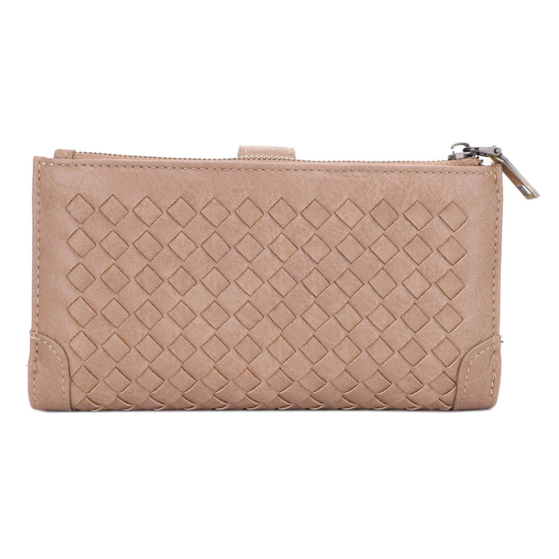 EJ60265 Crissy Woven Wallet - MiMi Wholesale