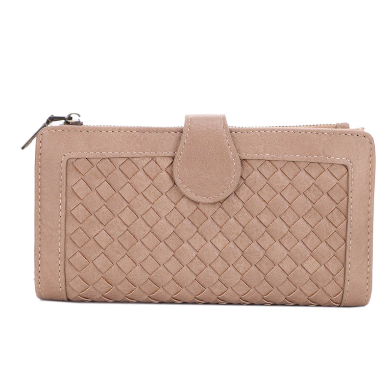 EJ60265 Crissy Woven Wallet - MiMi Wholesale