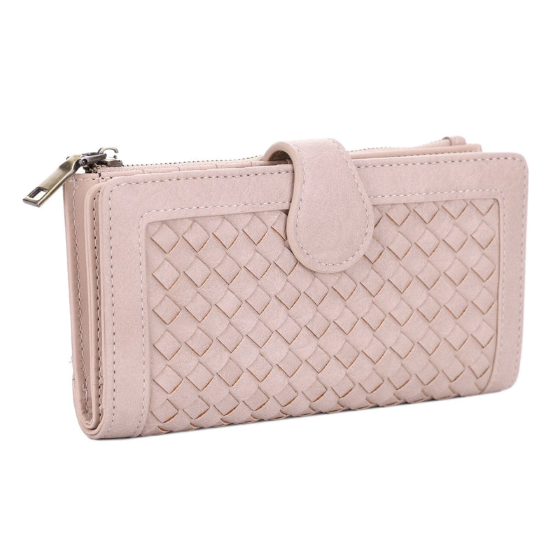 EJ60265 Crissy Woven Wallet - MiMi Wholesale