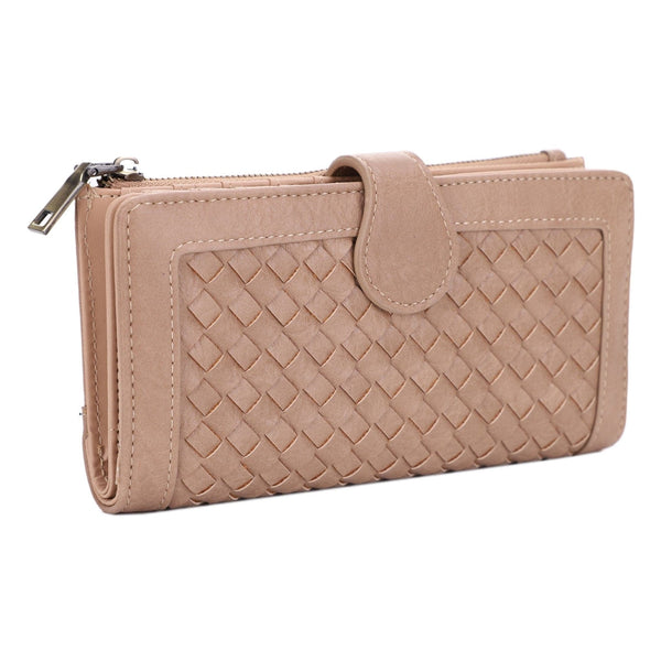 EJ60265 Crissy Woven Wallet - MiMi Wholesale