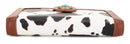 EJ60265C Cow Print Trifold Wallet - MiMi Wholesale