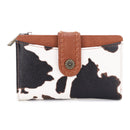 EJ60267 - 7C Cow Print Wallet - MiMi Wholesale