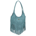 EJ60273 Sierra Western Fringe Hobo Tote Bag - MiMi Wholesale