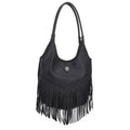 EJ60273 Sierra Western Fringe Hobo Tote Bag - MiMi Wholesale