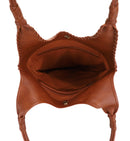 EJ60273 Sierra Western Fringe Hobo Tote Bag - MiMi Wholesale