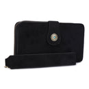 EJ60286SU Harper Faux Suede Wallet - MiMi Wholesale