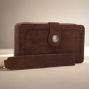 EJ60286SU Harper Faux Suede Wallet - MiMi Wholesale