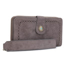 EJ60286SU Harper Faux Suede Wallet - MiMi Wholesale