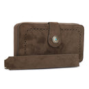 EJ60286SU Harper Faux Suede Wallet - MiMi Wholesale