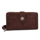 EJ60286SU Harper Faux Suede Wallet - MiMi Wholesale