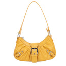 EJ60292 Grunge Buckle Baguette Shoulder Bag - MiMi Wholesale