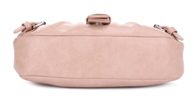 EJ60292 Grunge Buckle Baguette Shoulder Bag - MiMi Wholesale