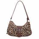 EJ60292PL Leopard Print Buckle Baguette Shoulder Bag - MiMi Wholesale