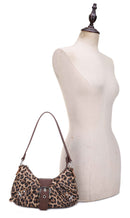 EJ60292PL Leopard Print Buckle Baguette Shoulder Bag - MiMi Wholesale