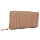 EJ60301 Yoona Woven Zip Wallet - MiMi Wholesale