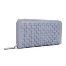 EJ60301 Yoona Woven Zip Wallet - MiMi Wholesale