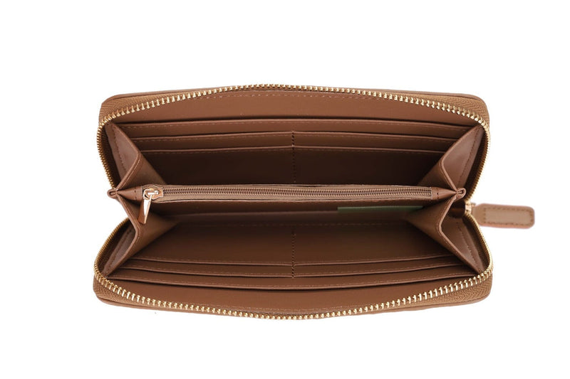 EJ60301 Yoona Woven Zip Wallet - MiMi Wholesale