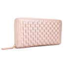 EJ60301 Yoona Woven Zip Wallet - MiMi Wholesale